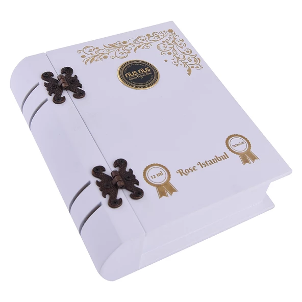 Nusnus Gül Yağı Naturel (Ward İstanbul) 12 ml Ahşap Kutu Şişe Hediyeli ürün görseli 1