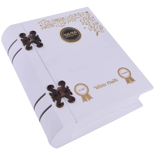 Nusnus White Oudh 6 ml Ahşap Kutu Şişe Hediyeli