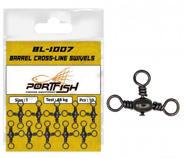 Portfish BL-1007 Üçlü Bilyalı Fırdöndü - 1