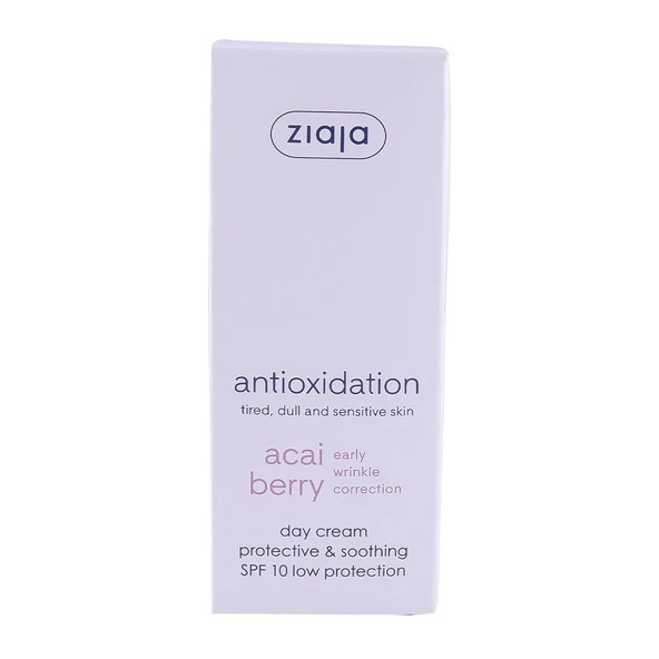 Ziaja Acai Meyvesi Özlü Koruyucu ve Yatıştırıcı Gündüz Kremi SPF10 50 ml