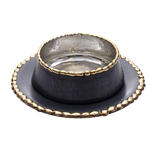 Nusnus Bakır Eritme Tabaklı Çerezlik Orta Boy