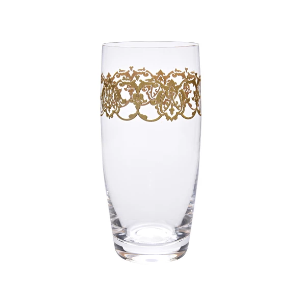 Camhare Rumi Altın 6 lı Limonata Bardağı 12618