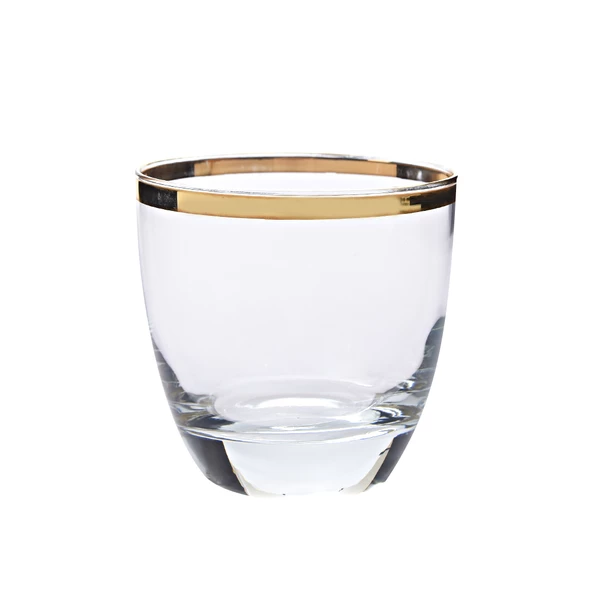 Camhare Bant Altın 6 lı Viski Bardağı 42030