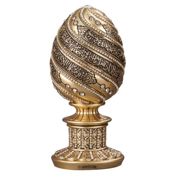 Nakkaş Yumurta Boytu (Küçük Boy  Sarı  Ayet-el Kürsi) - 2