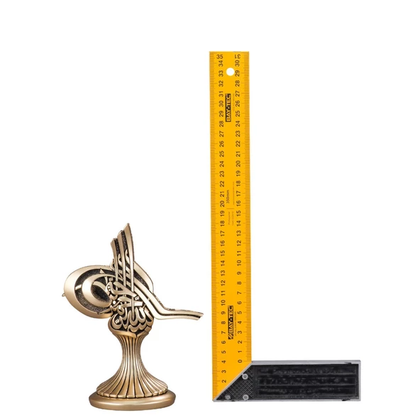 Nakkaş Tuğra Boytu (Orta Boy  Sarı) - 3