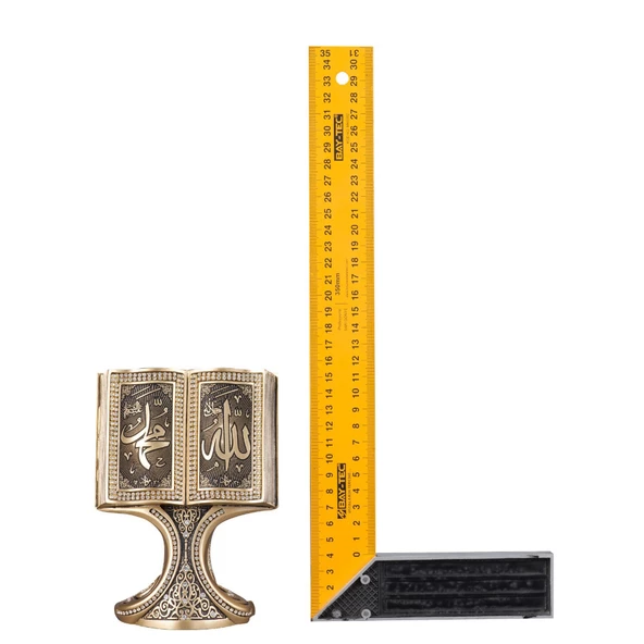 Nakkaş Kitap Boytu (Orta Boy  Sarı  Esameyn) - Resim 5