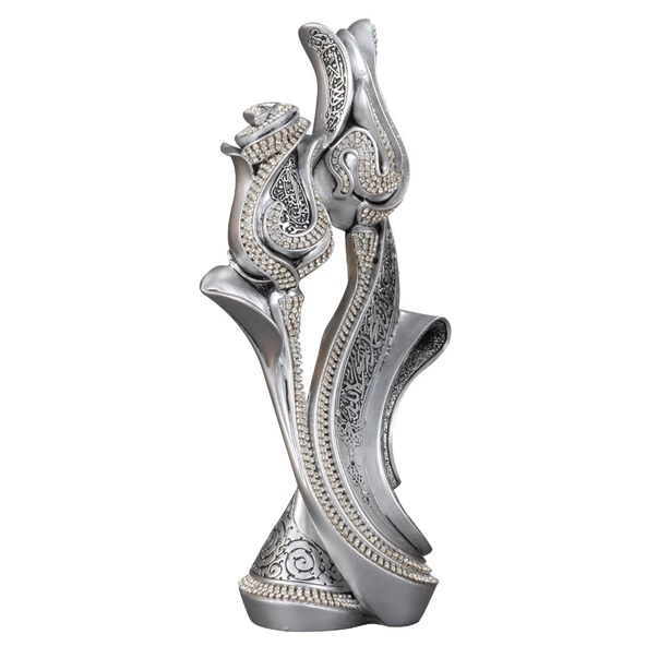 Nakkaş Lale Gül Boytu (Küçük Boy  Gümüş) - 3