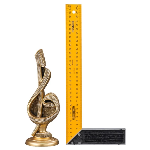 Nakkaş Zarif Elif Vav Boytu (Orta Boy  Sarı) - 5