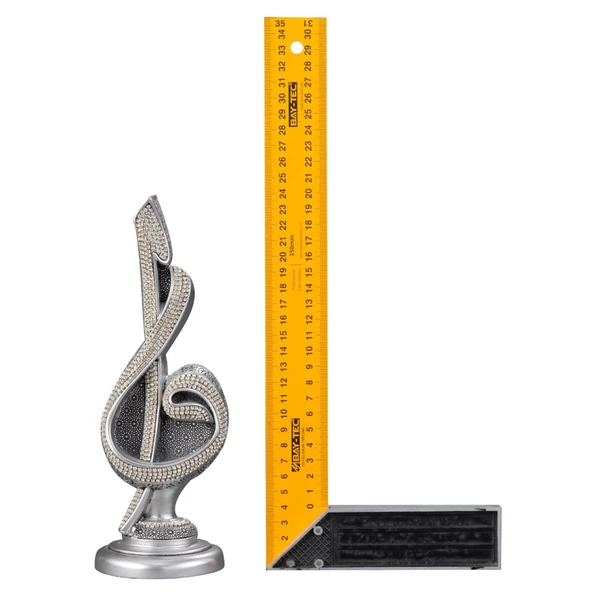 Nakkaş Zarif Elif Vav Boytu (Orta Boy  Gümüş) - 5