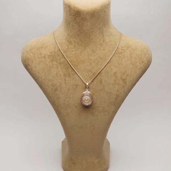 NusPearl012 İnci & Sedef Kolye - 3