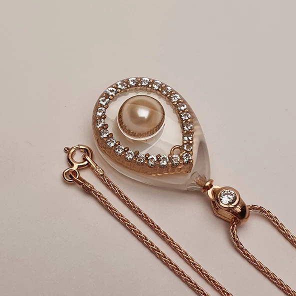 NusPearl012 İnci & Sedef Kolye - 2