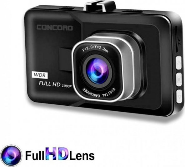 Concord C-658 Türkçe Araç İçi IPS Kamera Full Hd 3.0" Gece Çekim - 4