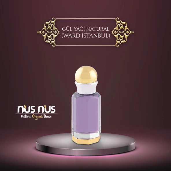Nusnus Gül Yağı Naturel (Ward İstanbul) 6 ml - Resim 2