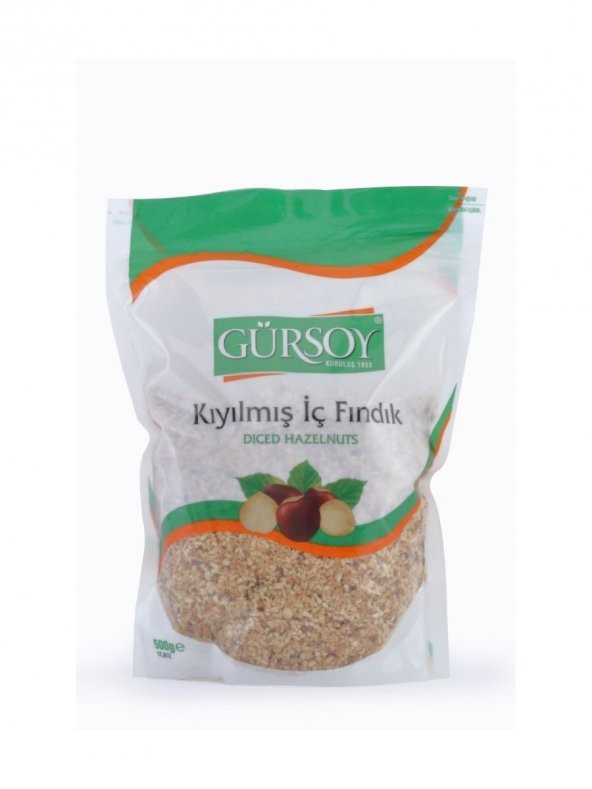 Gürsoy Kıyılmış Fındık Doypack 500 G X 2 Adet