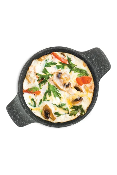 ThermoAD Döküm Saplı Güveç Sahan | 20 cm | Gri - 2