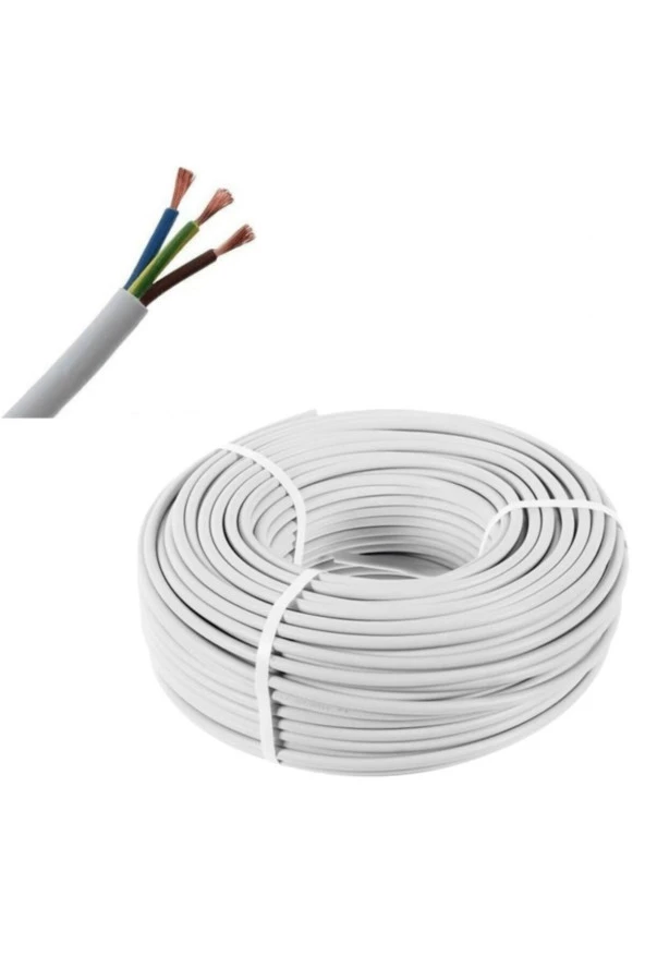 FİLONLİNE ELEKTRİK KABLOSU 1 METRE 3X2.5 300/500V ELEKTRİK KABLOSU