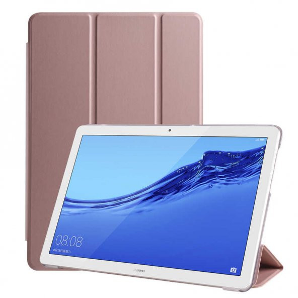 Huawei T5 10 inc Zore Smart Cover Standlı 1-1 Tablet Kılıfı - 11