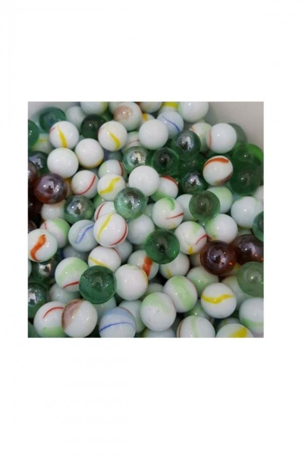 Marble Renkli Misket Bilye Çocuk Oyun Misketi 95 100 Adet - 1