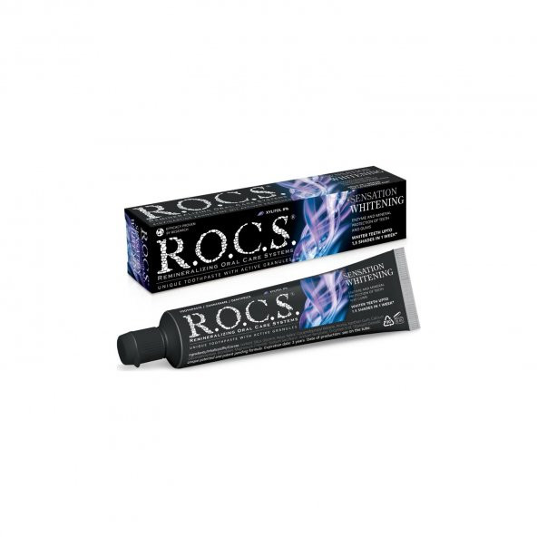 Rocs Sensation Yoğun Parlatıcı - Beyazlatıcı Diş Macunu