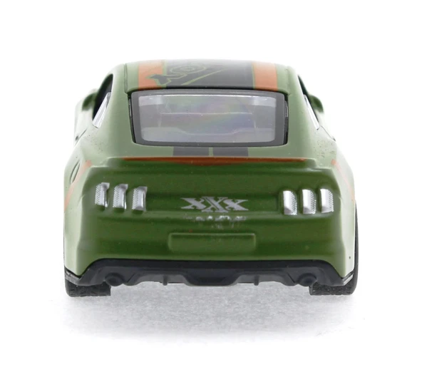 Die Cast Çek Bırak Metal Yeşil Yarış Arabası - Resim 5