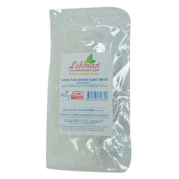 Doğal Saf Katkısız Tane Limon Tuzu Granül Kristal Çakıl 100GR - 4