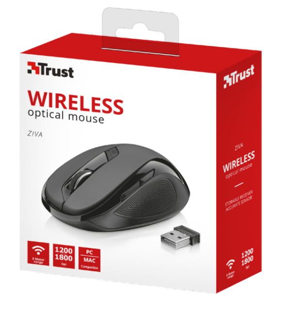 Trust 21949 Ziva Kablosuz Optik Mouse - 2
