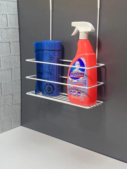 Hometarz Dolap Kapak İçi Düzenleyici Raf Pratik Organizer - 7