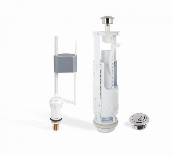 Creavit Nova Rim-Off Kanalsız Duvara Dayalı Klozet Seti (4 Parça) - 4