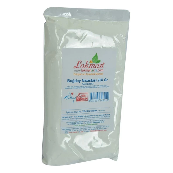 Doğal Saf Katkısız Öğütülmüş Toz Buğday Nişastası 250GR - 2