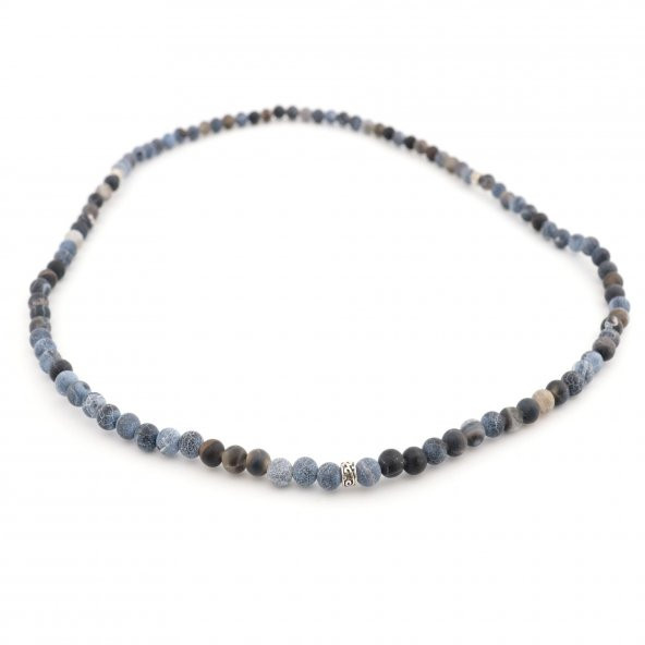 Pigado Akik Taşlı 99'lu Hem Kolye Hem Bileklik Hem Tesbih - 4