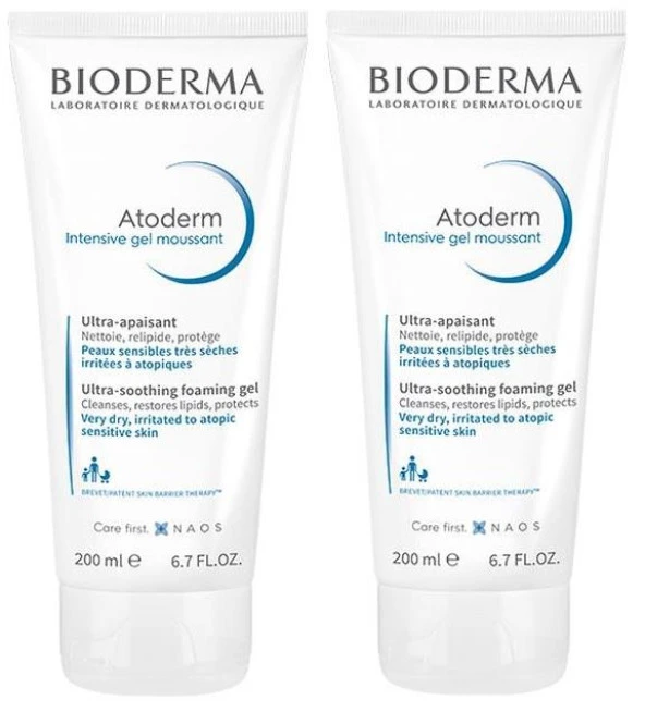 Bioderma Atoderm Intensive Foaming Gel 200 ml 2 Adet ürün görseli 1