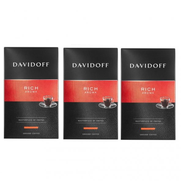 Davidoff Rich Aroma Filtre Kahve 250 gr. 3lü