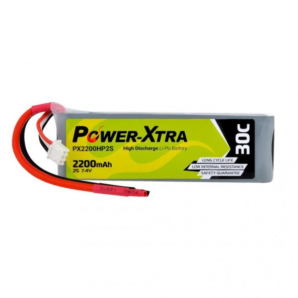 Power-Xtra 7.4v 2200ma 2s Lipo Pil - Lipo Batarya 30c