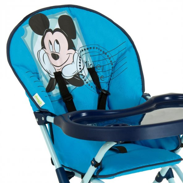 Hauck Disney Baby Mickey Mouse Katlanabilir Tepsili Portatif Mama Sandalyesi - 2