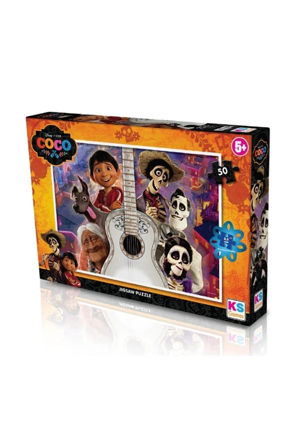 Ks Games 50 Parça Puzzle Coco Lisanslı Ürün