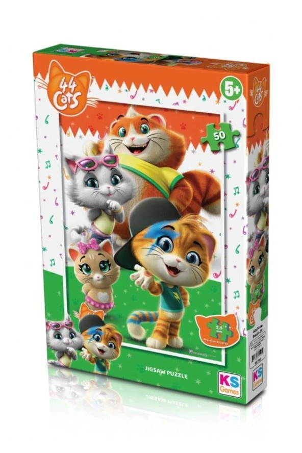 Ks Games 44 Cats Puzzle 50 Parça Puzzle ürün görseli
