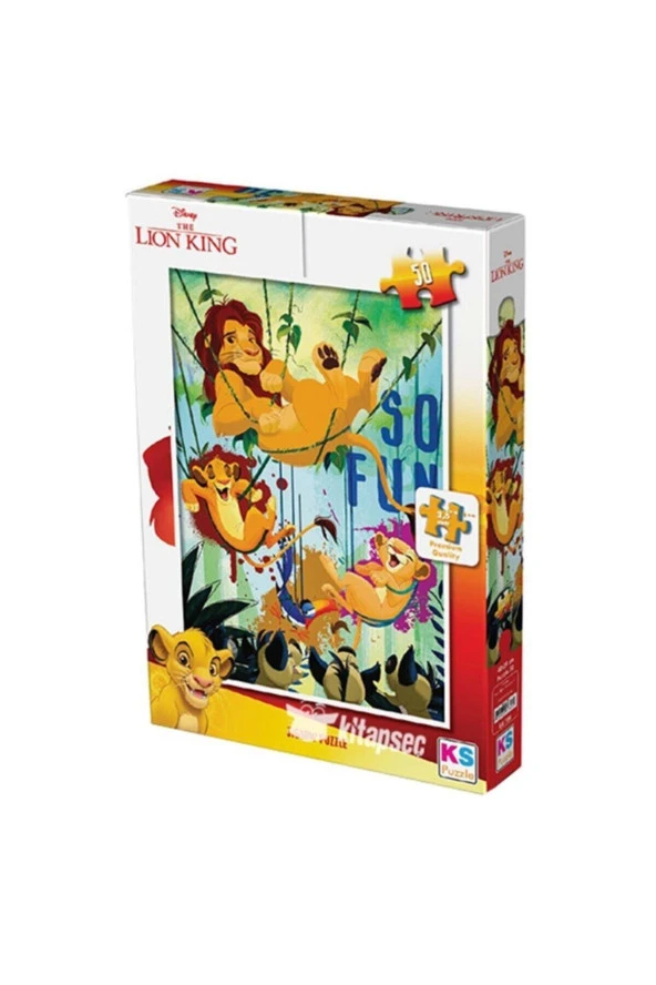 KS Games Aslan Kral (Lion King) 50 Parça Puzzle
