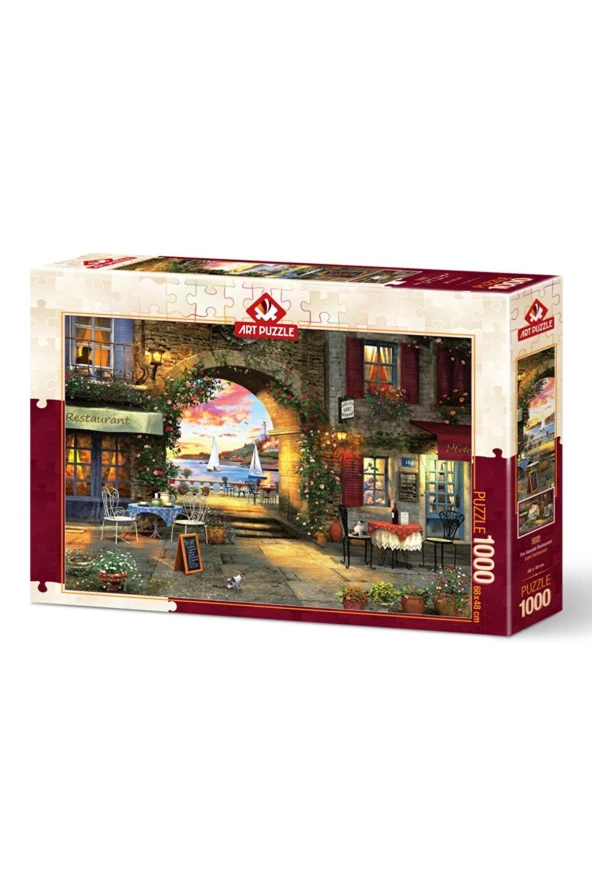 Art Puzzle Sahil Restaurant 1000 Parça Puzzle
