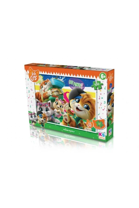 Ks Games 44 Cats Puzzle 100 Parça Puzzle