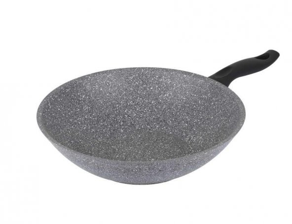 TANTİTONİ GRANITTE GRİ GRANİT WOK TAVA 28CM