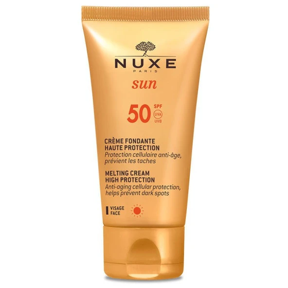 Nuxe Sun Creme Fondante Visage Haute Protection Spf50 50ml