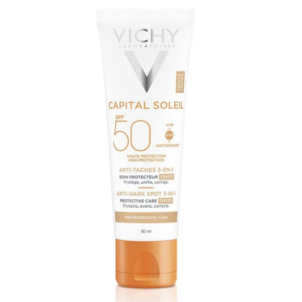 Vichy Ideal Soleil Anti-Dark Spots Spf 50+ 50 ml Leke Karşıtı Güneş Kremi