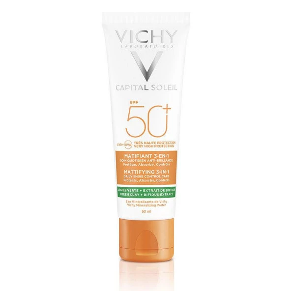 Vichy Capital Soleil Mattifying Spf 50+ 50 ml Yüksek Korumalı Matlaştırıcı Güneş Kremi