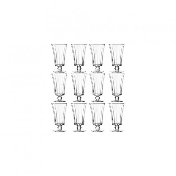 Paşabahçe 440186 Diamond 12 Adet Kahve Yanı Su Bardağı