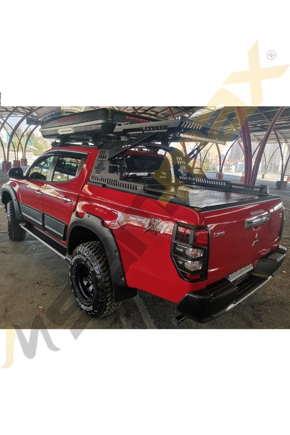 MİTSUBİSHİ L200 2015-2019 MODEL SMX4WD OFFROAD PİCKUP SEPETLİ LAZER KESİM ROLLBAR - 5