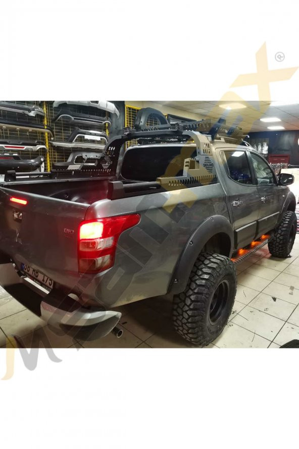 ISUZU D-MAX 2002-2006 MODEL SMX4WD OFFROAD PİCKUP SEPETLİ LAZER KESİM ROLLBAR - 4