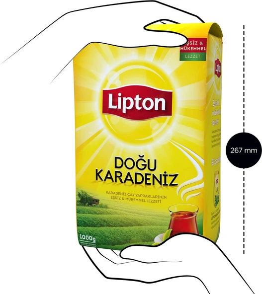 Lipton Doğu Karadeniz Dökme Çay 1000 gr x 3lü - 6