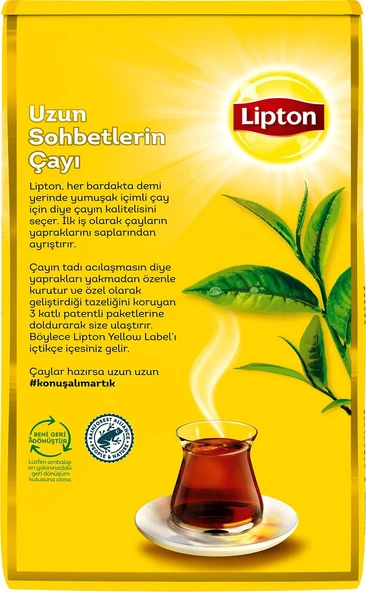 Lipton Yellow Label Dökme Siyah Çay 1000 gr - 7