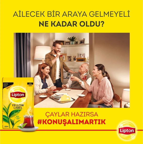 Lipton Yellow Label Dökme Çay 1000 gr X 3 Adet - 4