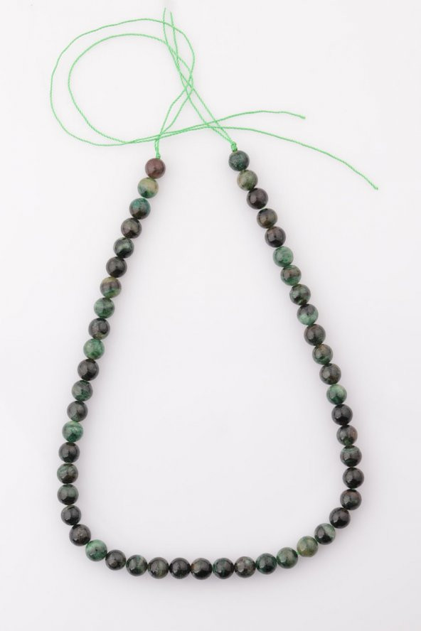 Phlogopite Doğal Taş Dizi 8 mm Küre Kesim - Resim 2